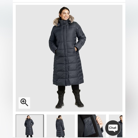 Eddie Bauer Women’s Long Puffer Coat - Picture 1 of 5